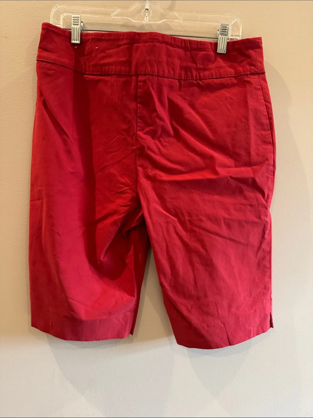 Peck & Peck Vibrant Red Shorts - Picture 7 of 7